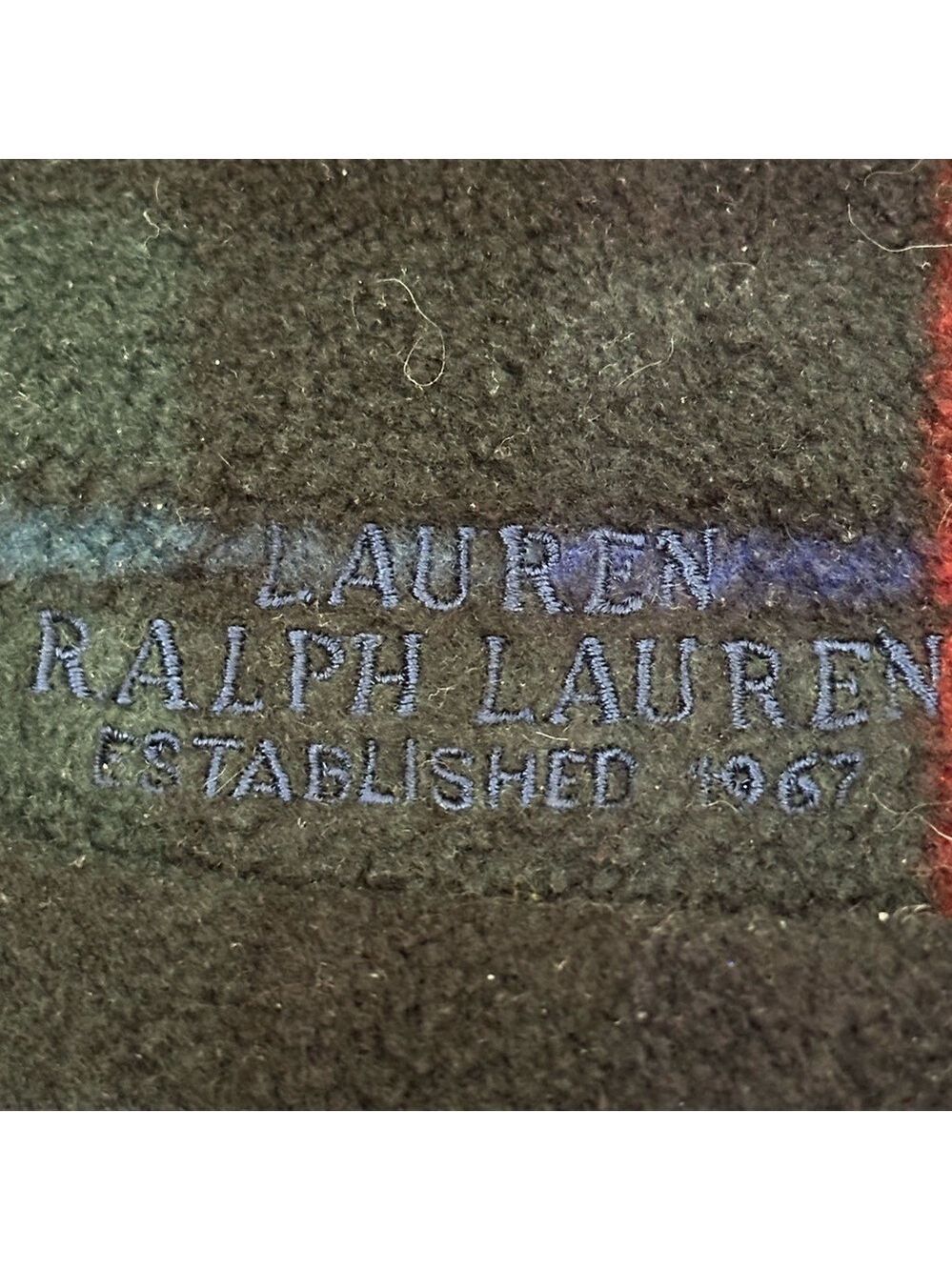 Ralph Lauren Black and Red Plaid Shirt Jacket - Picture 3 of 5